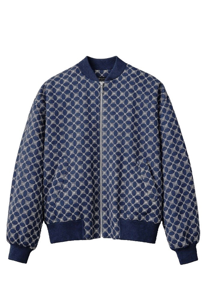 Жіночий жакет-бомбер Laura Ashley з вишитої бавовни кольору денім